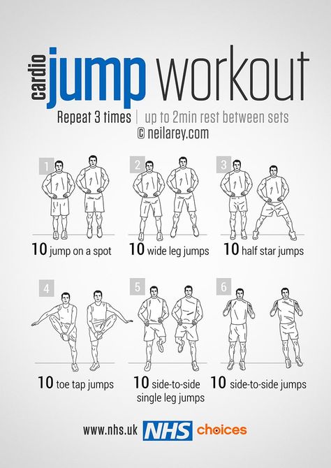 Jump to it with our latest @NeilaRey workout! Find more exercise tips here: http://bddy.me/1suiMvH  pic.twitter.com/GeHf6qJc4y Basketball Workouts Training, Jump Workout, Fitness Studio Training, Burn Belly Fat Workout, Workout Plan For Men, Fat Burning Workout Routine, Hiit Cardio Workouts, Bola Basket, Volleyball Workouts