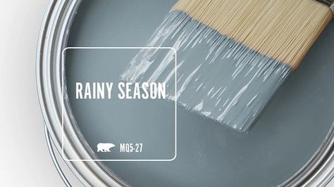 RAINY SEASON MQ5-27 | Behr Paint Colors Rainy Season Behr Paint, Behr Paint Colors Grey Living Rooms, Lunar Surface Behr Paint, Best Behr Blue Paint Colors, Laundry Room Paint Colors Behr, Blue Exterior Paint Colors For House, Behr Blue Gray Paint Colors, Best Basement Paint Colors, Farmhouse Colours