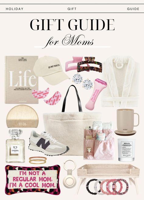 Gifts for every mom on your list! Cute Mom Christmas Gifts, What Do You Get Your Mom For Christmas, Presents For Mum Christmas, Gift Basket Ideas For Mom Christmas, New Mom Christmas Gift, Christmas Gifts For Mom Ideas, Moms Christmas Gifts Ideas, Gift Ideas For Mother In Law, Gifts For Mom Aesthetic