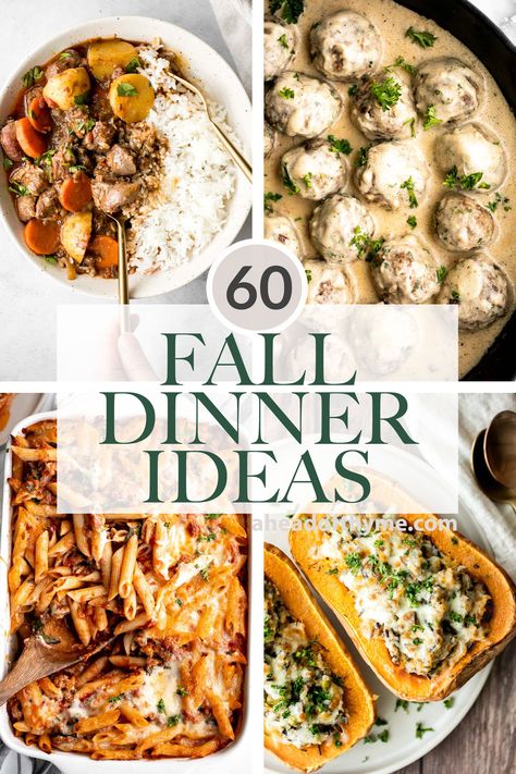 Fall Dinner Ideas, Easy Fall Dinners, Autumn Recipes Vegetarian, Favorite Recipes Dinner, Fall Cooking, Fall Dinner Recipes, Fall Dinner, Winter Food, Family Dinner