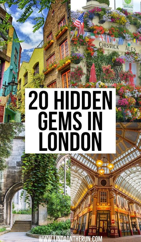 20 Hidden Gems In London Not Yo Miss| what to see in London| things to do in London| London| England| Great Britain| Pretty places to visit in London London travel tips #london #europe #travel #traveltips Hidden Gems Of London, Top Things To Do In England, Best Things To Do In London England, London Cool Places, Bath London England, Hidden Places In London, Cheap Things To Do In London, London Must See Top 10, Places To Go In England