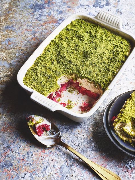 White chocolate, raspberry Nigella Recipes, Sabrina Ghayour, Pistachio Tiramisu, Guest Recipes, Bannock Bread, Tiramisu Recipes, Raspberry Pistachio, White Chocolate Raspberry, Nigella Lawson