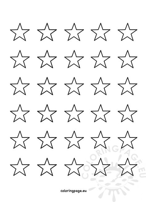 Stars Template, Superhero Crafts, Star Outline, Star Coloring Pages, Small Stars, Tattoo Outline Drawing, Math Journal, Star Template, Christmas Paper Crafts