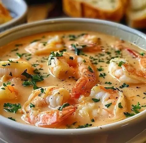 Crab and Shrimp Seafood Bisque – Naomi's Recipes Chefs Club Recipes Videos English, Crab Shrimp Seafood Bisque, Crab Recipes Dinner, Shrimp And Crab Recipes, Crab And Shrimp Seafood Bisque, Seafood Bisque Recipe, Seafood Soups, Summer Soup Recipes, Bisque Soup Recipes