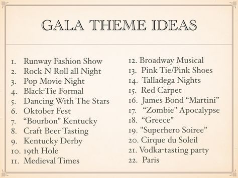 Find all gala theme ideas by visiting our website. Good luck. Fashion Show Ideas, Fundraiser Themes, Auction Themes, Creative Fundraising, Charity Work Ideas, Show Ideas, Fun Fundraisers, Fashion Show Themes, Gala Themes