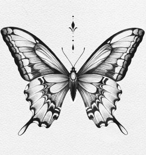 Tattoos Butterfly, Unique Butterfly Tattoos, Unique Butterfly, Butterfly Tattoos, A Butterfly, Butterfly Tattoo, Black And White, Tattoos, White