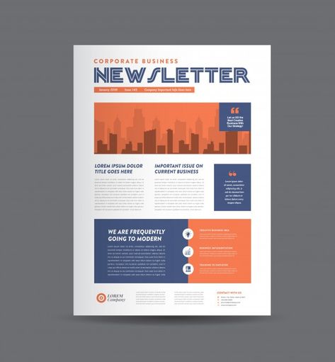 Business Newsletter Design, Newsletter Design Layout, Newsletter Design Inspiration, Nonprofit Design, Newsletter Design Templates, Invoice Design Template, Indesign Layout, Newsletter Layout, Newsletter Inspiration