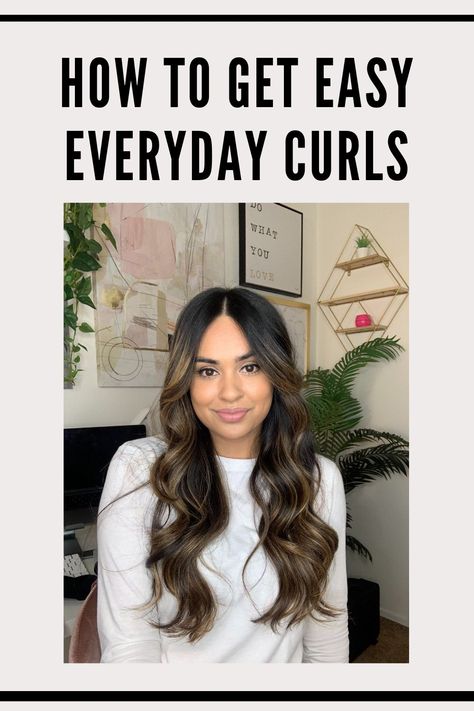 Different Hair Curls Types Of, Large Curls Hairstyles, Uniform Waves Hair, Long Hairstyles Wavy Soft Curls, How To Create Big Loose Curls, Effortless Curls Long Hair, Long Hair With Big Curls, Flowy Curls Soft Waves, How To Do Big Curls For Medium Hair