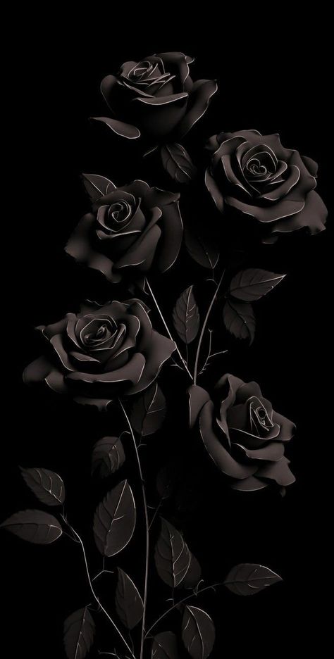 Wallpaper Mawar, 40 Tattoo, Black Roses Wallpaper, Rose Tattoos For Men, Iphone Wallpaper Lights, Black Wallpaper Iphone Dark, Pretty Wallpapers Tumblr, Goth Wallpaper, Gothic Rose