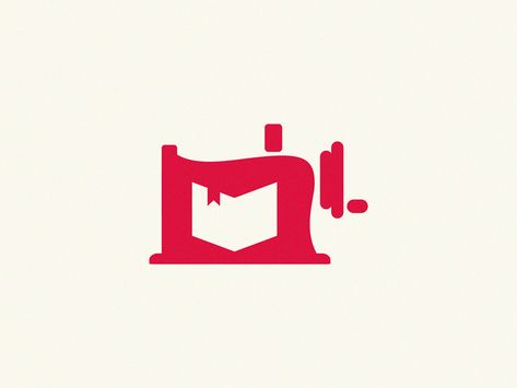 sewing machine + book / logo idea by Yuri Kartashev on Dribbble Sewing Logo, Book Logo, Logo Idea, Sewing Book, Cool Sketches, Emblem Logo, Create A Logo, Sewing Machine, Creative Professional