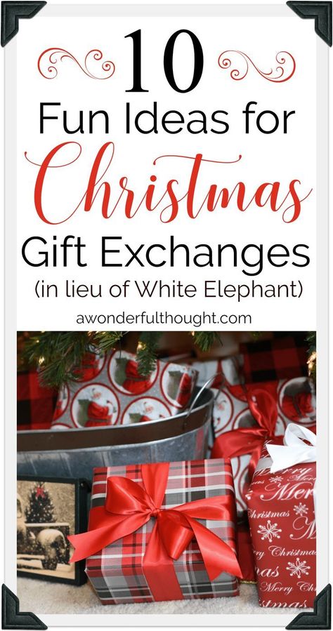 Fun Christmas Gift Exchange Ideas, Christmas Gift Exchange Themes, Gift Exchange Themes, Xmas Gift Exchange, Christmas Gift Exchange Ideas, Gift Exchange Ideas, Family Gift Exchange, Christmas Gift Exchange Games, Christmas Gift Games