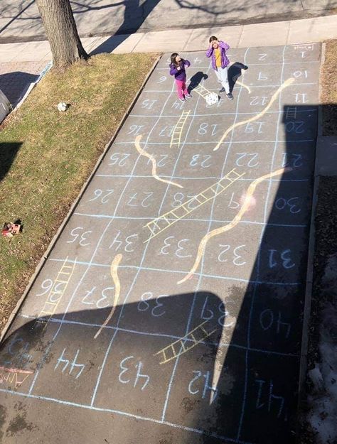 Fun Chalk Board Games Your Kids Can Create While Playing Outside | Kids Activities Blog Science Games For Kids, Outside Activities For Kids, Chalk Activities, Fun Games For Girls, Field Day Games, Pranks For Kids, Kids Obstacle Course, Playing Outside, Video Game Rooms