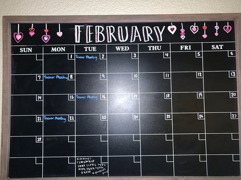 February Chalk Calendar Ideas, Valentines Calendar Ideas, January Chalk Calendar, February Chalkboard Ideas Calendar, January Chalkboard Calendar Ideas, February White Board Calendar Ideas, Monthly Whiteboard Calendar Ideas, February Chalkboard Calendar, Whiteboard Calendar Design