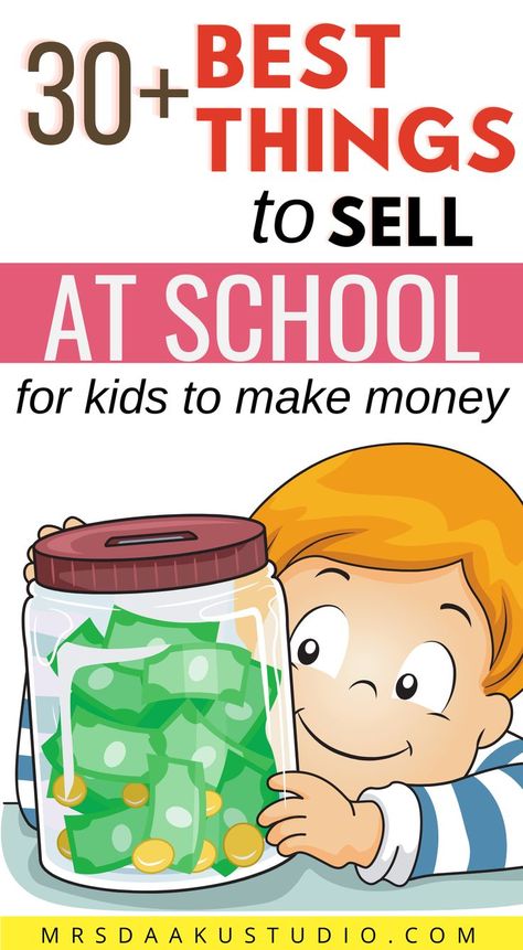 Stuff To Sell At School Ideas Make Money, Selling Stuff At School, School Selling Ideas, Things To Sell In School, Back To School Items To Sell, School Based Enterprise Ideas, What To Sell At School Ideas Make Money, Kid Crafts To Sell At School, Handmade Selling Ideas