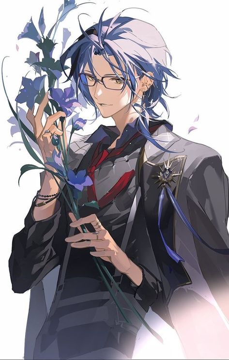 Hex Haywire Nijisanji, Hex Haywire, Bratty Kids, Vtuber Fanart, Handsome Anime Guys, Art Inspiration Drawing, Fantasy Character Design, An Anime, Flower Drawing