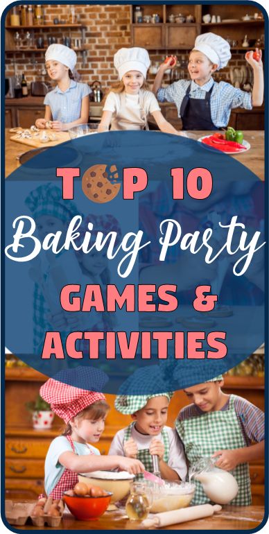 Hosting A Baking Party, Baking Challenge Birthday Party, Baking Camp For Kids, Baking Bday Party Ideas, Baking Party Activities, Bake Off Ideas Parties, Baking Competition Party, Cooking Birthday Party Ideas, Group Baking Activities