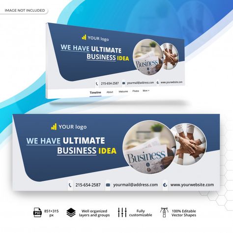 Corporate Timeline, Fb Header, Company Banner, Corporate Banner, Banner Design Layout, Banner Design Inspiration, Logo Banner, Facebook Cover Design, Logo Design Collection