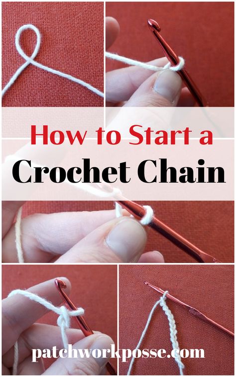 Start A Crochet Chain, How To Start Crochet, Easy Beginner Crochet Patterns, Crochet Chain Stitch, Unique Cross Stitch, Cross Stitch Tutorial, Crochet Chain, Crochet Stitches For Beginners, Diy Cross Stitch