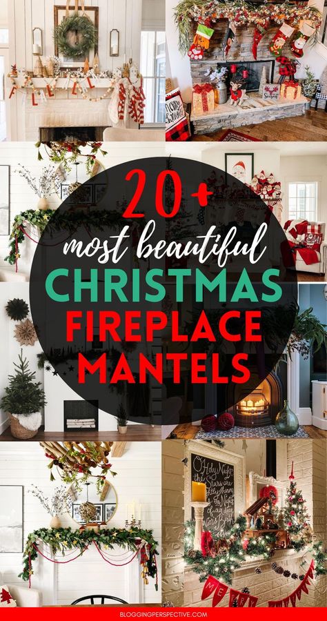 Christmas Mantle Ideas 2023, Christmas Mantel With Lanterns, Mantel Decorating Ideas For Christmas With Tv, Fireplace Christmas Wreath, Christmas Kitchen Decor Ideas 2023, Mantle Decorating Ideas For Christmas, Decorated Mantels For Christmas, Hearth Christmas Decorating Ideas, Red And White Christmas Mantle