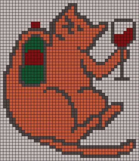 Alpha pattern #123972 | BraceletBook Creation Of Adam Alpha Pattern, Grid Art Crochet, Alpha Pattern Crochet Sweater, Free Crochet Grid Patterns, Autumn Alpha Patterns, Cute Tapestry Crochet Patterns, Alpha Patterns Crochet Cute, Grid Pattern Crochet Pixel Art, Pixel Grids Crochet