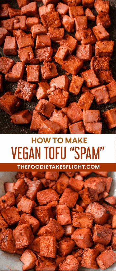 Tofu Spam, Resep Vegan, Spam Recipes, Vegan Meat Substitutes, Tofu Recipes Vegan, Tempeh Recipes, Vegan Tofu, Firm Tofu, Extra Firm Tofu