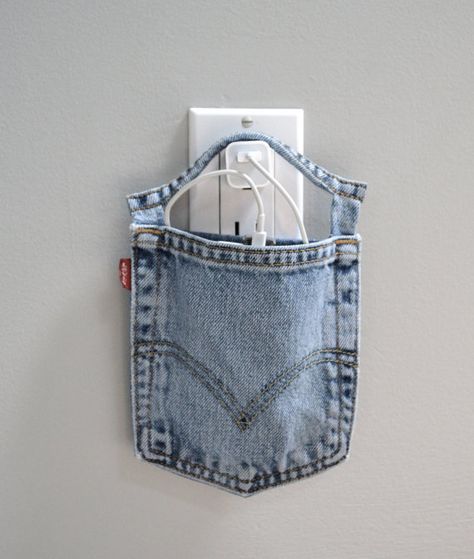 Cell phone charger holder wall charging station by SunnyLemons Cell Phone Charging Station, Kids Cell Phone, Cell Phone Charger Holder, Kerajinan Diy, Phone Case Holder, Phone Charging Station, Iphone Dock, Phone Charger Holder, Charger Holder