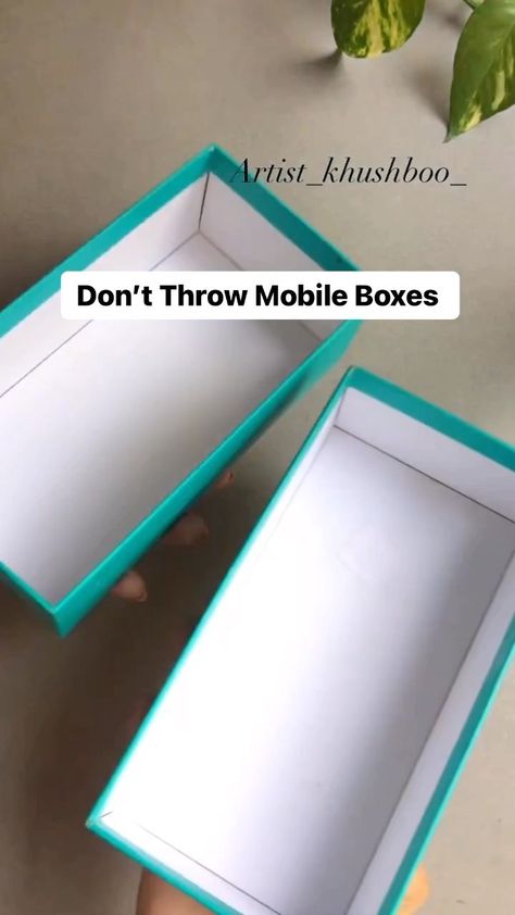 Let’s creative together | Mobile box ko phenkna mat Abse😊#diy end tak a👌🏻 | Instagram Storage Wooden Boxes, Bedroom Decor Handmade Diy Ideas, Books Holder Diy, Paper Pen Holder Diy, How To Make A Pen Holder, Mobile Box Craft Ideas, Pen Holders Diy, Diy Gift Box Ideas Creative, Mobile Box Craft