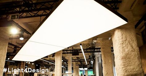 The bright, glare-free quality of Philips Onespace luminous ceiling • #CeilingDesign #InteriorDesign #FashionStore #CeilingLight #CeilingDesign #InteiorDesign #LED Luminous Ceiling, Sushi Bar Design, Inteior Design, Sound Reflection, Philips Lighting, Product Portfolio, Room Acoustics, Cove Lighting, Spot Lights