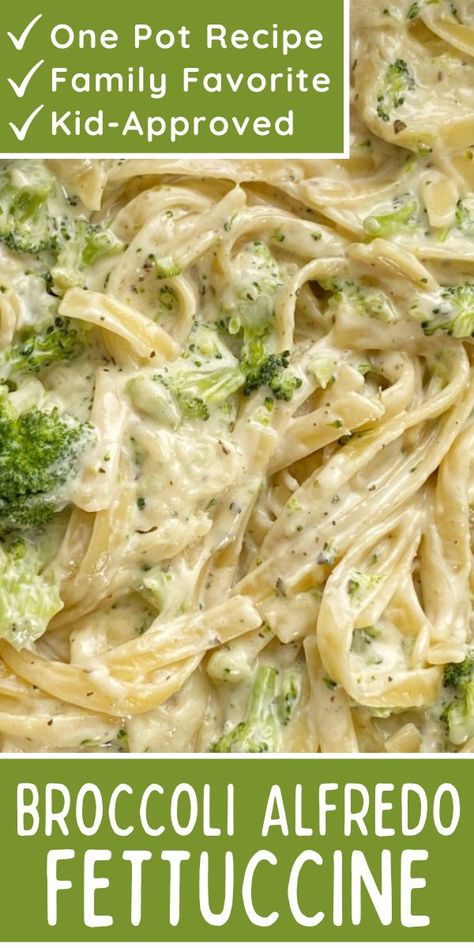 Veggie Fettuccine Alfredo, Alfredo Sauce Recipe With Broccoli, Brocolli Alfredo Pasta Vegetarian, Veggie Fettucini Pasta, Alfredo Pasta Sides Dishes, What Goes With Alfredo Pasta, Meatless Pasta Meals, Brocoli Alfredo Pasta Recipes, Vegetarian Fettuccine Alfredo