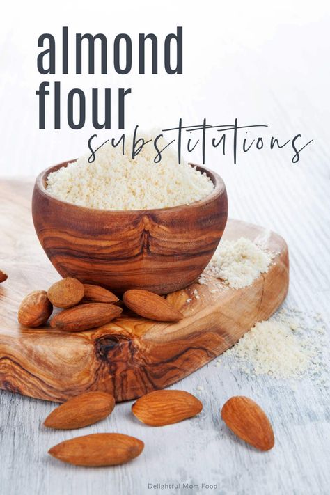 substitution for almond flour How To Bake With Almond Flour, Almond Flour Substitute, Healthy Baking Substitutes, Flaxseed Flour, Gluten Free Baking Mix, Flour Substitute, Almond Flour Cookies, Baking Cookbooks, Baking With Almond Flour