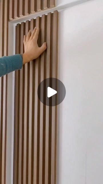 A very interesting way to hide the door, what do you think?💭 🎥 by k2309527 (TikTok) _____... Dinning Room Wall Ideas Interior Design, Hidden Doors In Walls, Small Deck Decorating Ideas, Wooden Door Design, Secret Door, Exterior Wall Design, Cat Furniture Diy, Door Design Interior, Deck Decorating Ideas On A Budget