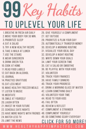 List Of Habits, Tiny Habit, Life Changing Habits, Habits Of Successful People, Changing Habits, Healthy Routine, Healthy Smoothie, Self Care Activities, Daily Habits