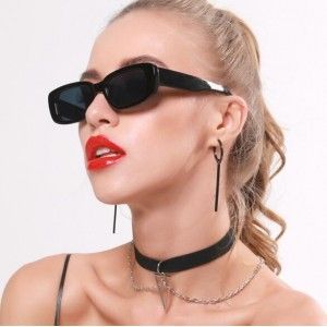 10 Colors Available Vintage Thick Oblong Frame Western Fashion Women Sunglasses Small Sunglasses, Casual Sunglasses, Winter Typ, Sunglasses Women Fashion, Leopard Fashion, Sunglasses Uv Protection, Uv Sunglasses, Cool Sunglasses, Rectangle Sunglasses