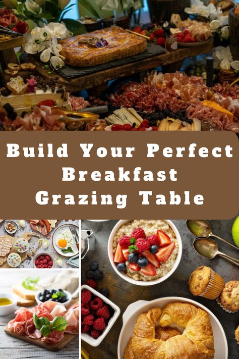 Wake up to a delicious start with our guide to creating the perfect breakfast grazing table. 🍓☕ #breakfastgrazingtable #yum #morningvibes #breakfastgrazingtable #brunchgoals #breakfastideas #grazingtable #breakfastspread #foodie #grazingtablegoals #breakfastofchampions #brunchlife #grazingtableinspo #yum #morningvibes #breakfastlover Charcuterie Breakfast Table, Grazing Table Brunch Ideas, Christmas Breakfast Grazing Board, Breakfast Charcuterie Grazing Table, Brunch Display Buffet Tables, Brunch Table Setting Buffet Breakfast, Grazing Table Ideas For 20 People, Charcuterie Brunch Table, Breakfast Brunch Charcuterie Board