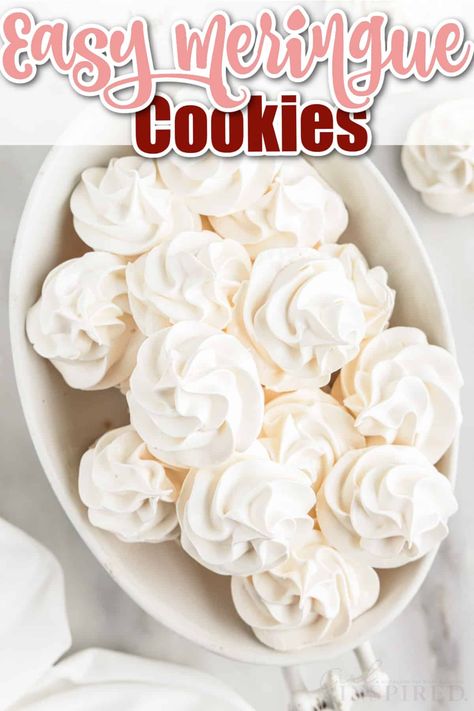 Rose Meringue Cookies, Forgotten Cookies Recipe, Easy Meringue Cookies, Fat Free Desserts, Perfect Meringue, Easy Meringues, Forgotten Cookies, Meringue Cookie, Meringue Cookie Recipe