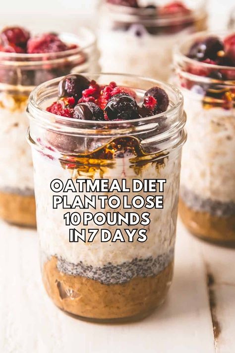 Discover the secret behind the miraculous oatmeal diet—a 7-day program blending nutrition with delicious oat recipes for rapid weight loss Losing Weight Oatmeal, Ozempic Oatmeal Drink, Oatzempic Diet, Oatmeal Diet 7 Day, Oatmeal Diet Plan 21 Days, Oats Diet, Balanced Diet Meal Plan, Ozempic Diet, Yogurt Diet