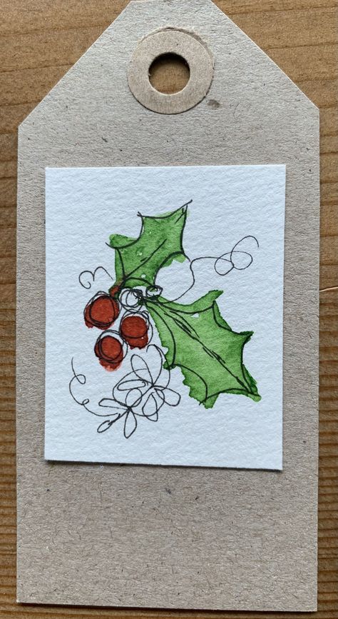 Painted Christmas Cards | Christmas Card Art #christmas #holidaydecor #watercolor #gouache #painting Watercolour Christmas Cards Ideas, Christmas Card Design Ideas, Watercolour Christmas Cards, Watercolor Christmas Cards Diy, Christmas Cards Ideas, Card Design Ideas, Watercolor Holiday Cards, Painted Christmas Cards, Christmas Doodles