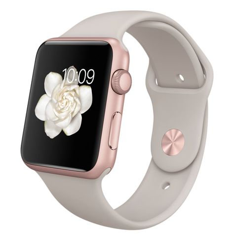 Mine by October!! Rose Gold Apple Watch, Gold Apple Watch, Apple Watch Sport, New Apple Watch, Gold Apple, نظارات شمسية, Mac Book, Sport Armband, Apple Watch Accessories