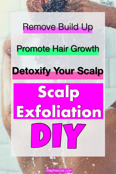 Scabs On Scalp How To Get Rid Of, Scalp Facial Diy, How To Get Rid Of Build Up In Hair, Diy Hair Build Up Remover, Hair Build Up How To Get Rid Of, How To Get Rid Of Scalp Build Up, Best Scalp Scrub, How To Clean Your Scalp, Scalp Exfoliator Diy