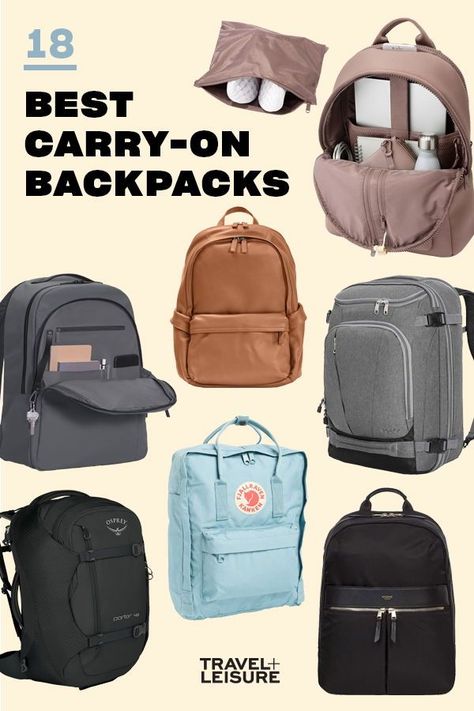 Travel + Leisure has combines all of the best backpack and book bag brands for carry on luggage. Click to see more of the best quality bags for traveling. #CarryOn #Luggage #Travel #BestBags #TravelTips #PackingHacks #HowtoPackLight | Travel + Leisure - The 18 Best Carry-On Backpacks Travel Wallpaper Iphone, Best Carry On Backpack, Bags For Traveling, Travel Backpack Carry On, Underseat Carry On, Carryon Luggage, Best Travel Bags, Stylish Diaper Bag, Best Travel Backpack