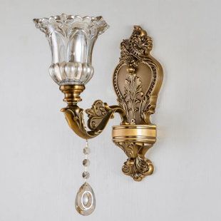 Room Redecorating, Vintage Core, Wall Scone, Dads Room, Vintage Wall Sconces, Crystal Wall Sconces, Wall Mounted Lamps, Brass Wall Light, Crystal Wall