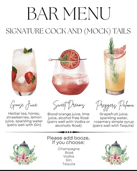 Mocktails Menu, Healthy Water Recipes, Mocktails Recipes, Summer Cocktail Menu, Mixology Recipes, Drink Menu Design, Christmas Mocktails, Mocktail Bar, Drink Making