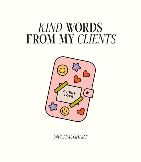 Client Feedback Design, Client Aesthetic, Grateful For My Clients Quotes, Client Affirmations, Client Reviews Quotes, Accepting New Clients Post, Small Business Quotes, Bullet Journal Quotes, Career Vision Board