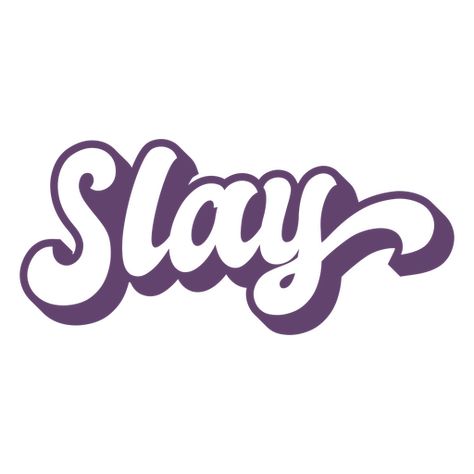 Slay Word, 3d Writing, Word Png, Create T Shirt, Design Ad, Girl Wallpaper, Png Design, Word Art, Svg Design