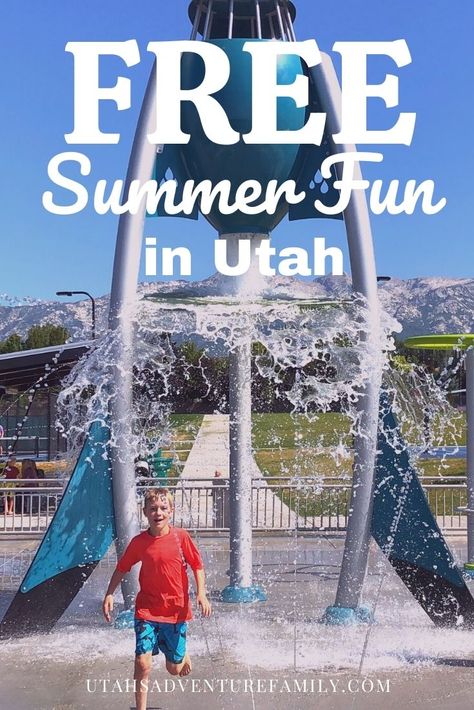 FREE Summer Fun in Utah - Utah's Adventure Family Things To Do In Utah With Kids, Utah With Kids, Utah Summer Bucket List, Things To Do In Park City Utah Summer, Things To Do Near Salt Lake City Utah, Midway Utah, Family Summer Bucket List, Lehi Utah, Salt Lake City Hikes