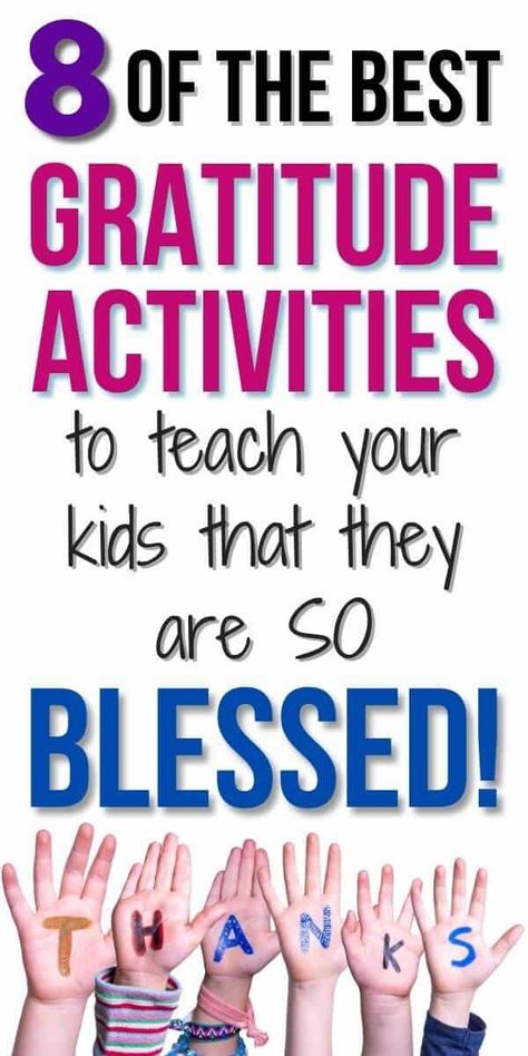 Do you cross your fingers and pray that your kids will be gracious and remember to say thanks when they open birthday gifts? If so, get easy parenting tips for how to teach kids to be grateful and thankful for everything that they have. These gratitude activities for kids are great to do year round with your older and younger kids so they have an "attitude of gratitude" and they realize how fortunate they are! Thankfulness Activities For Kids, Thankfulness Activities, Gratitude For Kids, Gratitude Activities For Kids, Teaching Kids Gratitude, Gratitude Crafts, Thankful Activities, Teaching Gratitude, Kids Sunday School Lessons