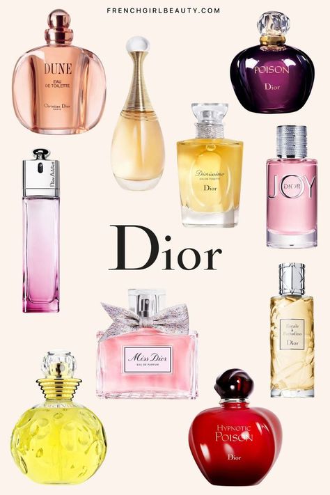 10 Best Dior Perfumes for Women of All Time Hypnotic Poison Dior, Dior Diorissimo, Perfume Dior, Christian Dior Perfume, Chloe Perfume, Miss Dior Blooming Bouquet, Christian Dior Paris, Perfume Display, Blue Perfume