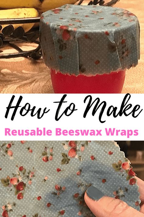 How to Make Reusable Beeswax Wraps - Thrifty Mommas Tips   #DIY #recyclable #reusable #kitchen #homes #crafts Beeswax Diy, Diy Beeswax Wrap, Bees Wax Wraps, Beeswax Wrap, Wax Wraps, Beeswax Wraps, Diy Projects To Sell, Beeswax Food Wrap, Diy Wrap