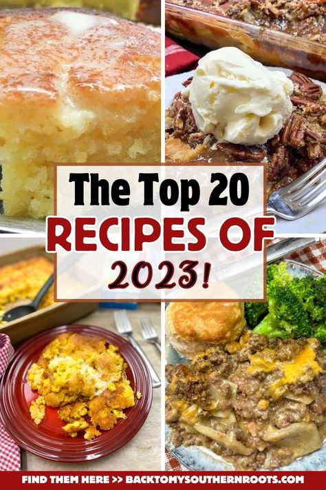 Check out the 20 most popular recipes of 2023! This roundup includes a mix of innovative dishes and timeless favorites that have been a hit in kitchens everywhere. Must Have Dinner Recipes, Favorite Easy Dinner Recipes, 2023 Best Recipes, Most Popular Casseroles, Most Popular Casserole Recipes, Ti Food Recipes, New Crockpot Recipes 2023, Most Popular Crockpot Recipes, Highest Rated Dinner Recipes