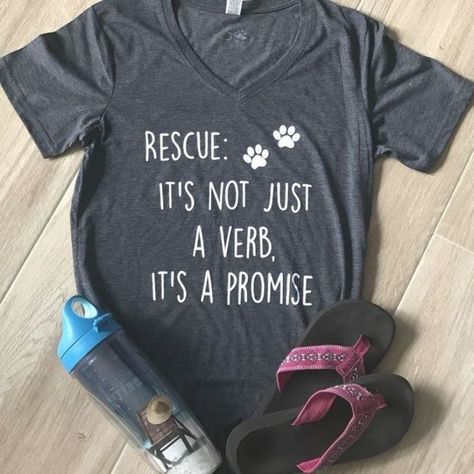 Rescue Dog Quotes, Rescue Quotes, Animal Rescue Shirt, Outfit Quotes, Dog Crafts, Rescue Dog, Dog Lover Shirt, Dog Pin, Dog Rescue